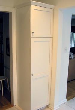 white kitchen pantry